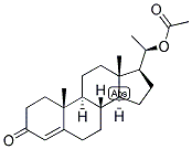 4-PREGNEN-20-BETA-OL-3-ONE ACETATE Struktur