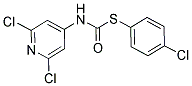 4-CHLOROPHENYL [(2,6-DICHLORO-4-PYRIDYL)AMINO]METHANETHIOATE Struktur