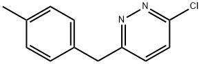 3-CHLORO-6-(4-METHYLBENZYL)PYRIDAZINE Struktur