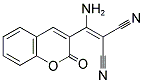 (AMINO(2-OXO(2H-CHROMEN-3-YL))METHYLENE)METHANE-1,1-DICARBONITRILE Struktur