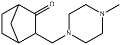 3-(4-METHYLPIPERAZINOMETHYL)-2-NORBORNANONE Struktur