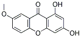 1,3-DIHYDROXY-7-METHOXYXANTHONE Struktur