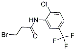 N1-[2-CHLORO-5-(TRIFLUOROMETHYL)PHENYL]-3-BROMOPROPANAMIDE Struktur