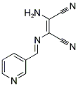 2-AMINO-1-(1-AZA-2-(3-PYRIDYL)VINYL)ETHENE-1,2-DICARBONITRILE Struktur