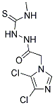 N1-METHYL-2-[2-(4,5-DICHLORO-1H-IMIDAZOL-1-YL)ACETYL]HYDRAZINE-1-CARBOTHIOAMIDE Struktur