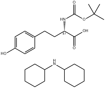 BOC-HOMOTYR-OH DCHA Struktur