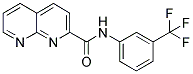 N-[3-(TRIFLUOROMETHYL)PHENYL]-1,8-NAPHTHYRIDINE-2-CARBOXAMIDE Struktur