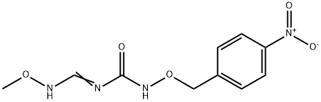 N-[(METHOXYIMINO)METHYL]-N-[(4-NITROBENZYL)OXY]UREA Struktur