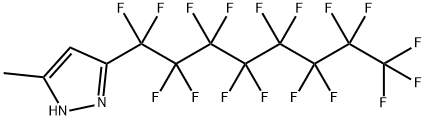 3-(PERFLUORO-N-OCTYL)-5-(METHYL)PYRAZOLE Struktur