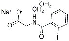 O-IODOHIPPURIC ACID SODIUM SALT DIHYDRATE Struktur