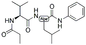 N-3-PROPIONAMIDE-VAL-LEU-ANILIDE Struktur