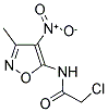 N1-(3-METHYL-4-NITROISOXAZOL-5-YL)-2-CHLOROACETAMIDE Struktur