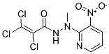 N'1-METHYL-N'1-(3-NITRO-2-PYRIDYL)-2,3,3-TRICHLOROPROP-2-ENOHYDRAZIDE Struktur