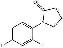 1-(2,4-DIFLUOROPHENYL)-2-PYRROLIDINONE Struktur