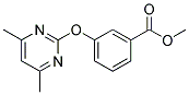 3-[(4,6-DIMETHYLPYRIMIDIN-2-YL)OXY]BENZOIC ACID, METHYL ESTER Struktur