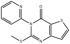 2-(METHYLSULFANYL)-3-(2-PYRIDINYL)THIENO[3,2-D]PYRIMIDIN-4(3H)-ONE Struktur