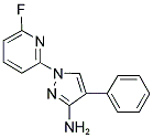 1-(6-FLUORO-2-PYRIDINYL)-4-PHENYL-1H-PYRAZOL-3-AMINE Struktur