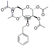 3-O-BENZYL-1,2,4,6-TETRA-O-ACETYL-ALPHA-D-MANNOPYRANOSE Struktur