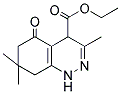 ETHYL 3,7,7-TRIMETHYL-5-OXO-1,4,6,7,8-PENTAHYDROCINNOLINE-4-CARBOXYLATE Struktur