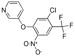 3-[5-CHLORO-2-NITRO-4-(TRIFLUOROMETHYL)PHENOXY]PYRIDINE Struktur