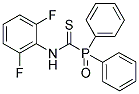 N-(2,6-DIFLUOROPHENYL)OXO(DIPHENYL)PHOSPHORANECARBOTHIOAMIDE Struktur