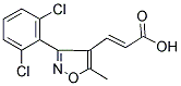 3-[3-(2,6-DICHLOROPHENYL)-5-METHYLISOXAZOL-4-YL]ACRYLIC ACID Struktur