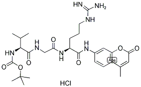 BOC-VAL-GLY-ARG-AMC HCL Struktur