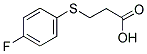 3-(4-FLUOROPHENYLTHIO)PROPIONIC ACID Struktur