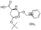 Z-ASP(OTBU)-OH H2O Struktur