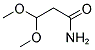 3,3-DIMETHOXYPROPANAMIDE Struktur