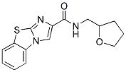 N-TETRAHYDROFURFURYLIMIDAZO[2,1-B]BENZOTHIAZOLE-2-CARBOXAMIDE Struktur