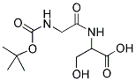 BOC-GLY-DL-SER-OH Struktur