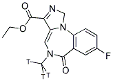 RO 15-1788, [N-METHYL-3H]- Structure