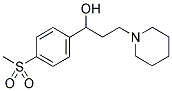 A-[2-(PIPERIDIN-1-YL)ETHYL]-4-(METHYLSULPHONYL)BENZYL ALCOHOL Struktur