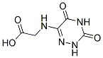 (3,5-DIOXO-2,3,4,5-TETRAHYDRO-[1,2,4]TRIAZIN-6-YL-AMINO)-ACETIC ACID Struktur