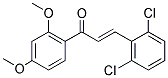 3-(2,6-DICHLOROPHENYL)-1-(2,4-DIMETHOXYPHENYL)PROP-2-EN-1-ONE Struktur