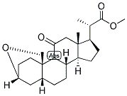 23,24-BISNOR-5-BETA-CHOLANIC ACID-3-ALPHA, 9-ALPHA-EPOXY-11-ONE METHYL ESTER Struktur