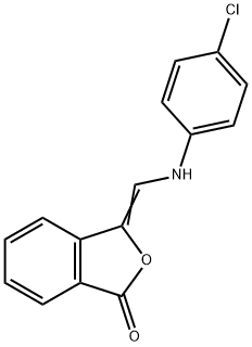 3-[(4-CHLOROANILINO)METHYLENE]-2-BENZOFURAN-1(3H)-ONE Struktur