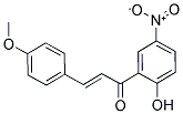 1-(2-HYDROXY-5-NITROPHENYL)-3-(4-METHOXYPHENYL)PROP-2-EN-1-ONE Struktur