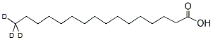 HEXADECANOIC-16,16,16-D3 ACID Struktur