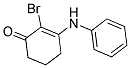 2-BROMO-3-(PHENYLAMINO)CYCLOHEX-2-EN-1-ONE Struktur