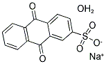 ANTHRAQUINONE-2-SULFONIC ACID, SODIUM SALT MONOHYDRATE Struktur