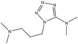 1-[3-(DIMETHYLAMINO)PROPYL]-N,N-DIMETHYL-1H-1,2,3,4-TETRAAZOL-5-AMINE Struktur