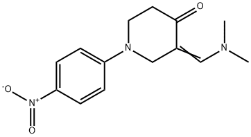 3-[(DIMETHYLAMINO)METHYLENE]-1-(4-NITROPHENYL)TETRAHYDRO-4(1H)-PYRIDINONE Struktur