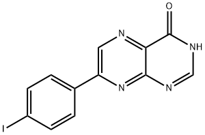 7-(4-IODOPHENYL)PTERIDIN-4(3H)-ONE Struktur