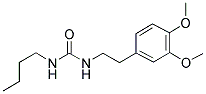 1-(2-(3,4-DIMETHOXYPHENYL)ETHYL)-3-BUTYLUREA Struktur