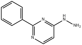 4-HYDRAZINO-2-PHENYLPYRIMIDINE Struktur