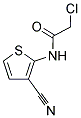 2-CHLORO-N-(3-CYANO-2-THIENYL)ACETAMIDE Struktur