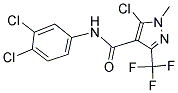 5-CHLORO-N-(3,4-DICHLOROPHENYL)-1-METHYL-3-(TRIFLUOROMETHYL)-1H-PYRAZOLE-4-CARBOXAMIDE Struktur