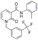 N-(2-METHYLPHENYL)-2-OXO-1-[3-(TRIFLUOROMETHYL)BENZYL]-1,2-DIHYDRO-3-PYRIDINECARBOXAMIDE Struktur